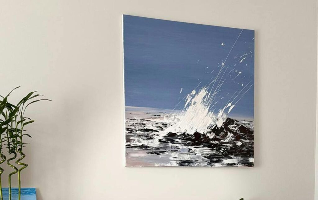 tableau accrocher au mur maison