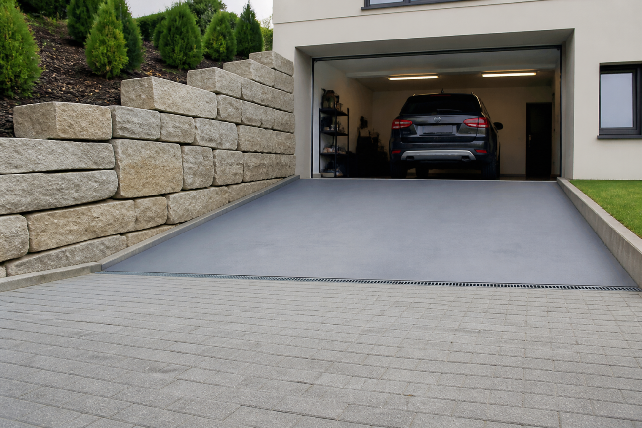 Comment adoucir une pente de garage : 5 solutions efficaces